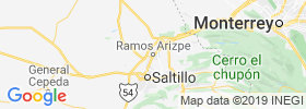 Ramos Arizpe map